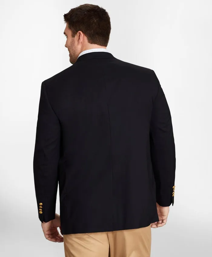 Men Big and Tall TwoButton 1818 Blazer Navy Brooks Brothers Sport Coats and Blazers