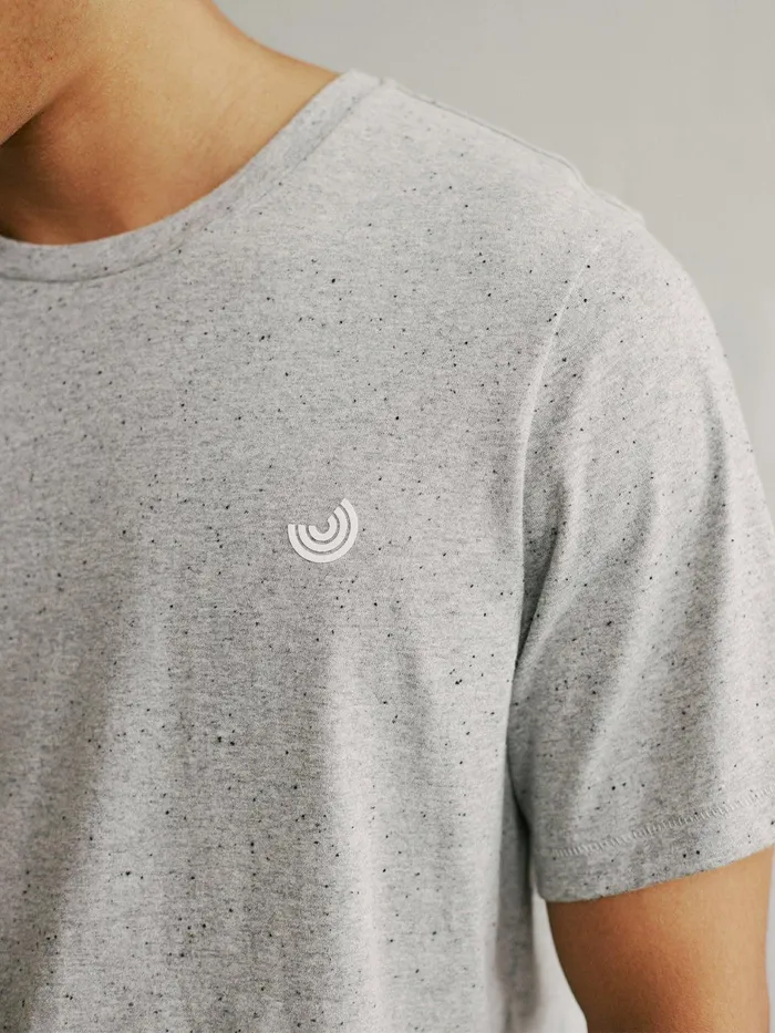 Men Bird 8211 Grey Melange TWOTHIRDS TShirts