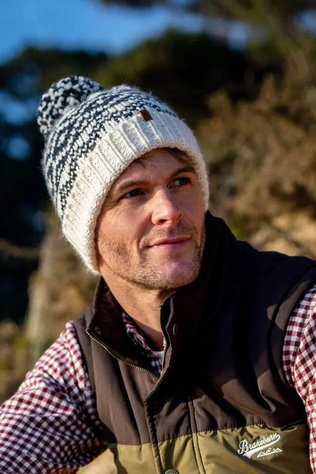 Men Brakeburn Caps and Beanies Fairisle Beanie