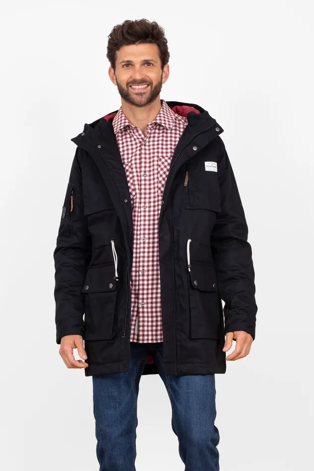 Men Brakeburn Coats And Jackets Black Parka