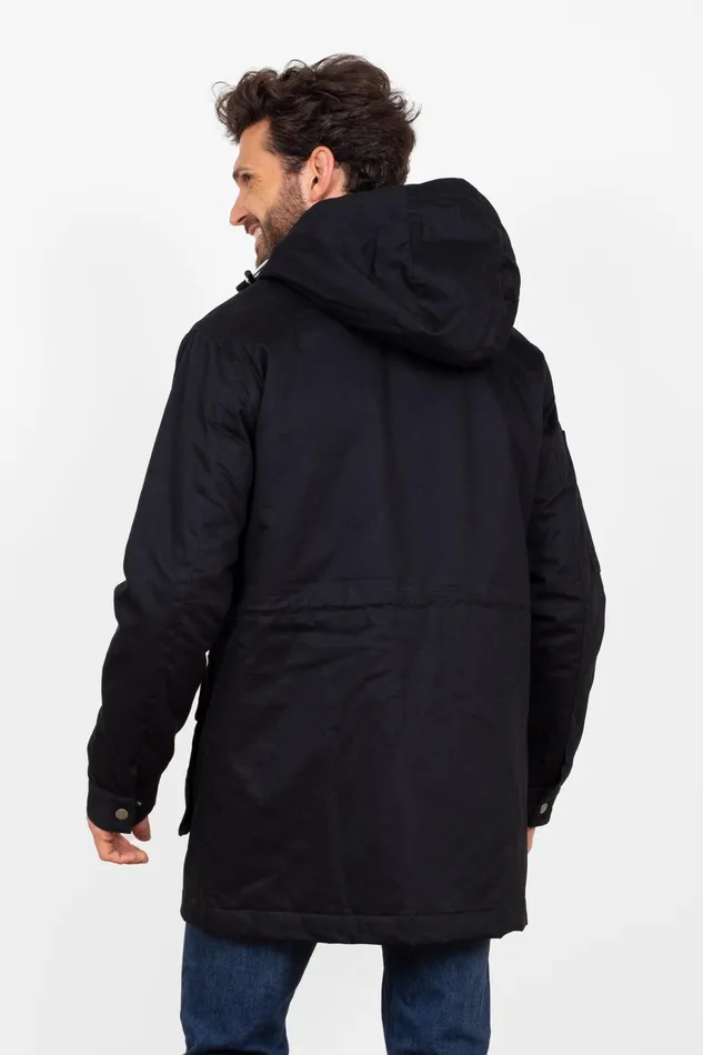 Men Brakeburn Coats And Jackets Black Parka