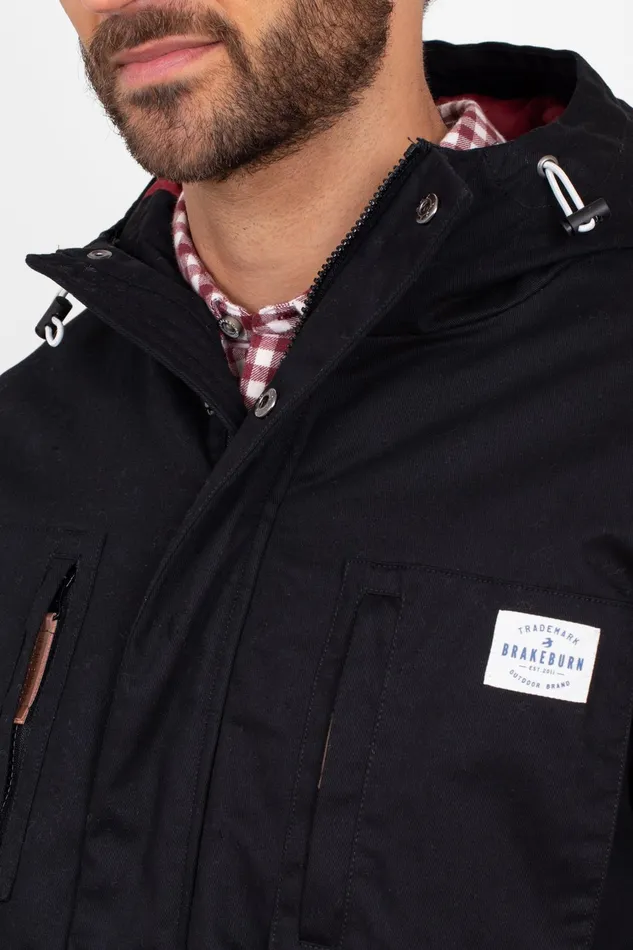 Men Brakeburn Coats And Jackets Black Parka