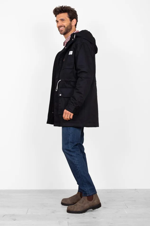 Men Brakeburn Coats And Jackets Black Parka