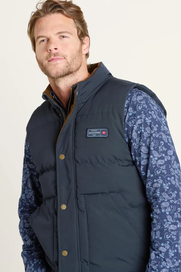 Men Brakeburn Coats And Jackets Navy Navy Gilet