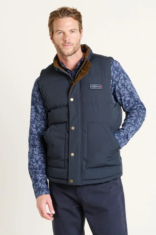 Men Brakeburn Coats And Jackets Navy Navy Gilet