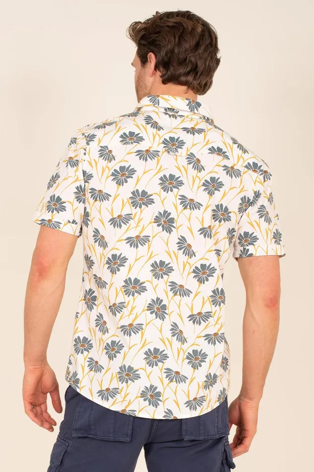 Men Brakeburn Shirts Brakeburn Sunflower Print Shirt
