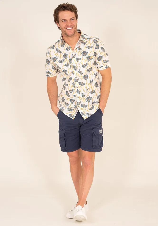 Men Brakeburn Shirts Brakeburn Sunflower Print Shirt