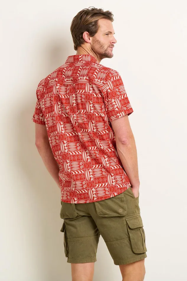 Men Brakeburn Shirts Red Sclosa Shirt