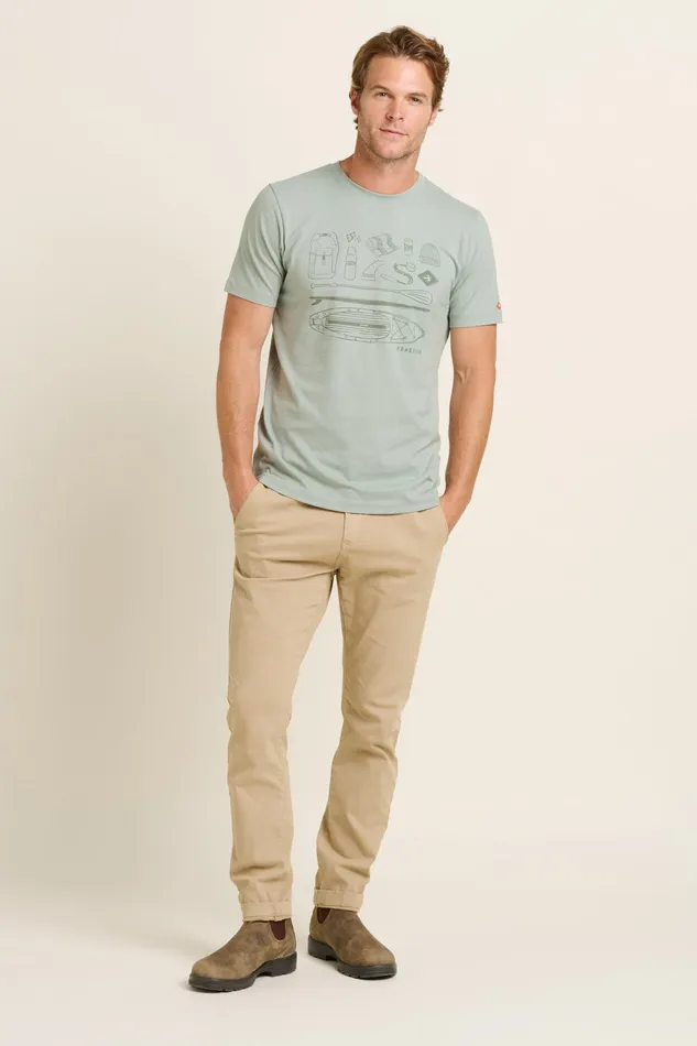 Men Brakeburn TShirts Green Sup Kit Tee