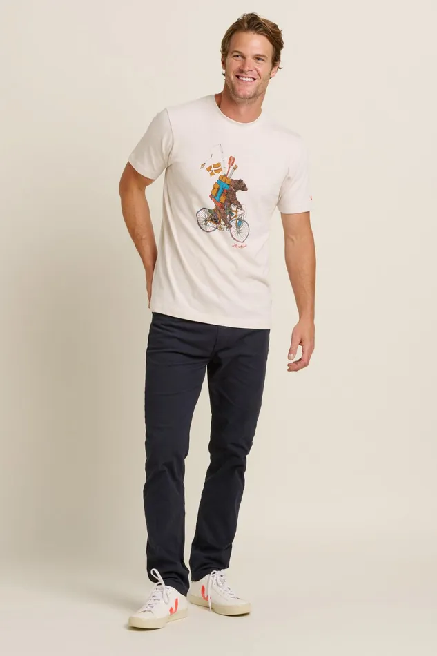 Men Brakeburn Trousers And Shorts Navy Twill Chino