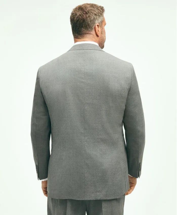 Men Brooks Brothers Explorer Collection Big and Tall Suit Jacket Light Grey Brooks Brothers Suits