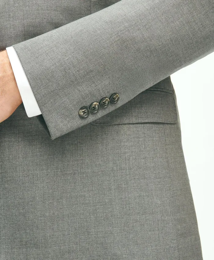 Men Brooks Brothers Explorer Collection Big and Tall Suit Jacket Light Grey Brooks Brothers Suits