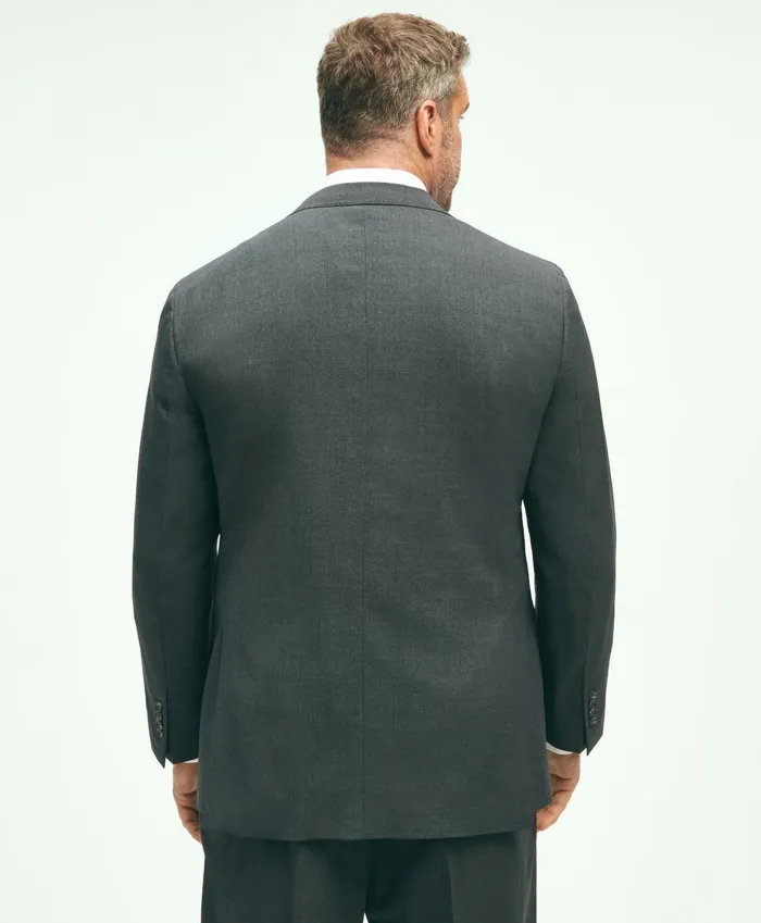 Men Brooks Brothers Explorer Collection Big and Tall Suit Jacket Medium Grey Brooks Brothers Suits