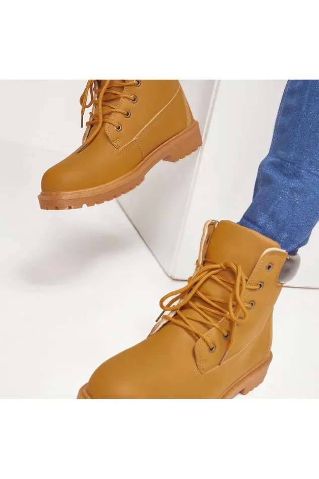 Men Camel HighTop Shoes Brentiny Paris Boots