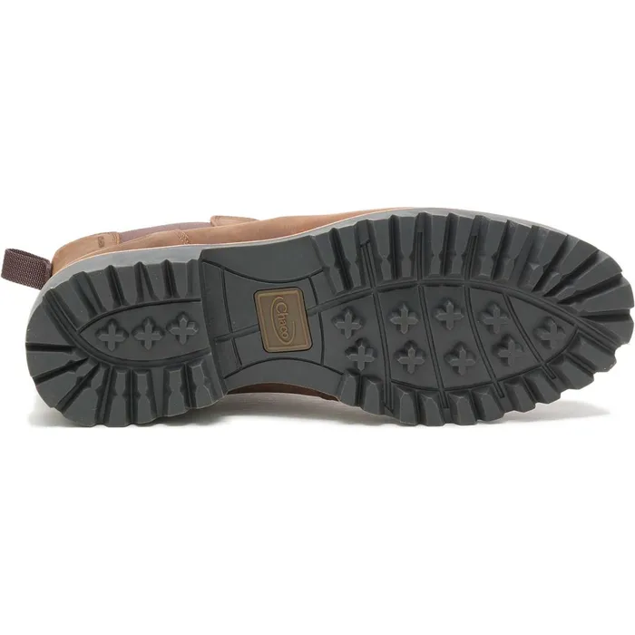 Men Chaco Boots Fields Chelsea Waterproof Chestnut Brown