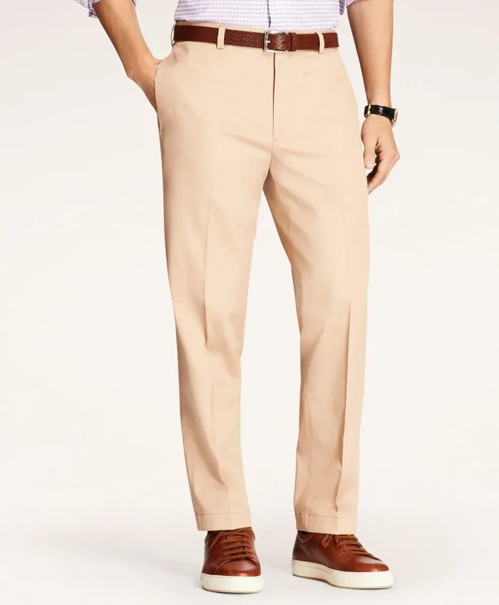 Men Clark StraightFit Stretch Advantage Chino Pants Dark Khaki Brooks Brothers Chinos and Casual Pants Men Clark StraightFit Stretch Advantage Chino Pants Dark Khaki Brooks Brothers Chinos and Casual Pants
