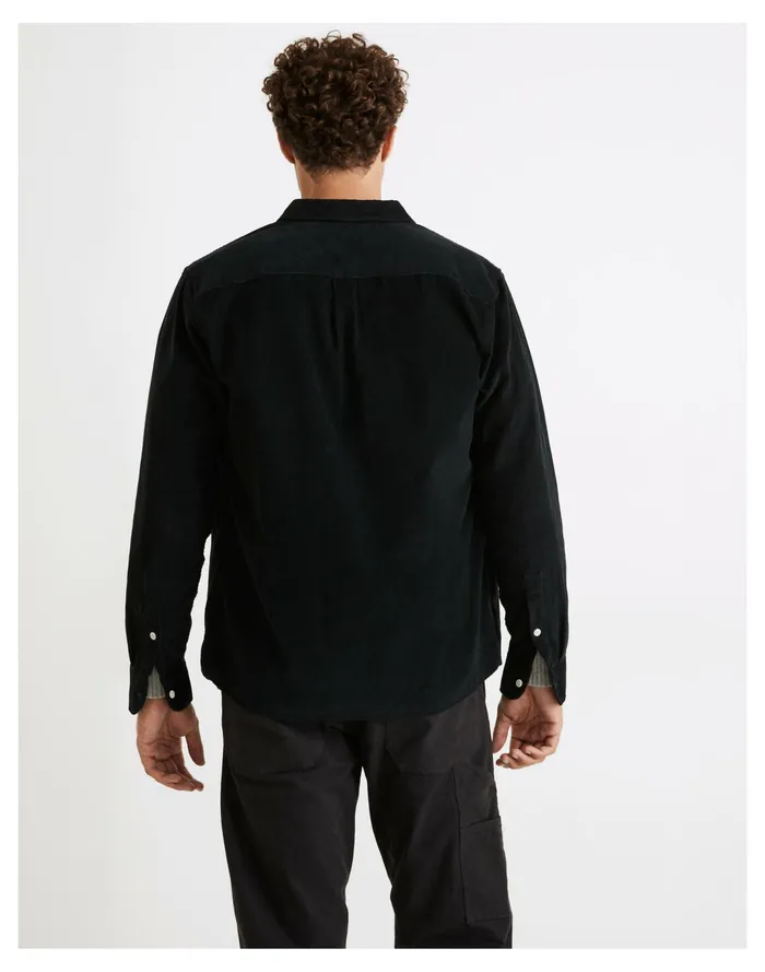 Men Corduroy Perfect Shirt True Black Madewell Shirts Men Corduroy Perfect Shirt True Black Madewell Shirts