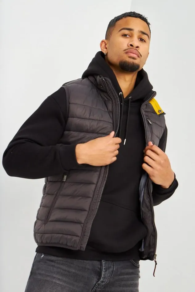 Men Doudoune Matelasse Anthracite Sans Manches Grey Brentiny Paris Parkas And Down Jackets Men Doudoune Matelasse Anthracite Sans Manches Grey Brentiny Paris Parkas And Down Jackets