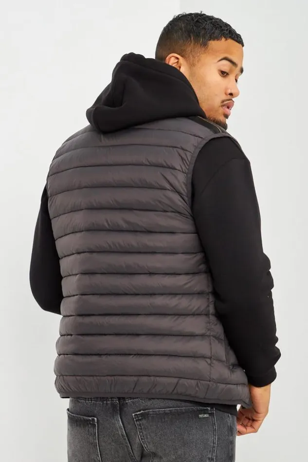 Men Doudoune Matelasse Anthracite Sans Manches Grey Brentiny Paris Parkas And Down Jackets Men Doudoune Matelasse Anthracite Sans Manches Grey Brentiny Paris Parkas And Down Jackets