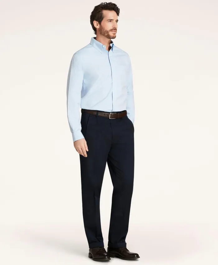 Men Elliot Fit Stretch Advantage Chino Pants Navy Brooks Brothers Chinos and Casual Pants