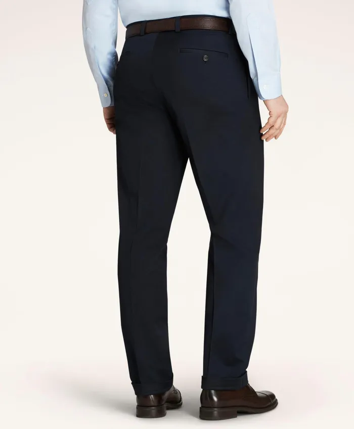 Men Elliot Fit Stretch Advantage Chino Pants Navy Brooks Brothers Chinos and Casual Pants