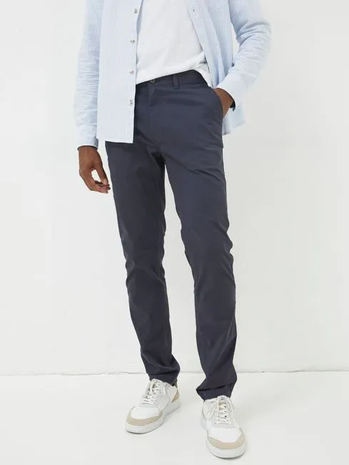 Men Fatface Chinos Dark Blue Slim Heyshott Chinos