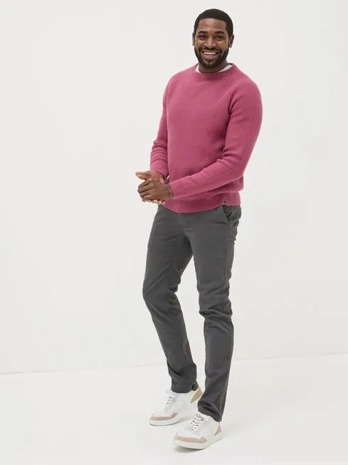 Men Fatface Chinos Grey Charcoal Slim Heyshott Chinos