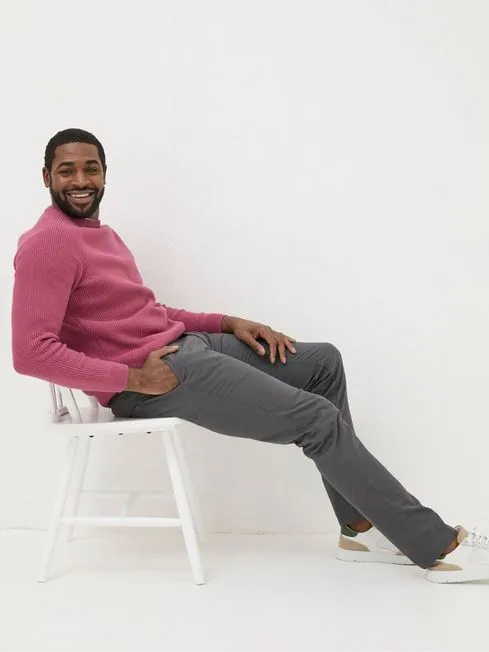Men Fatface Chinos Grey Charcoal Slim Heyshott Chinos