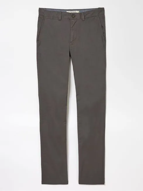 Men Fatface Chinos Grey Charcoal Slim Heyshott Chinos