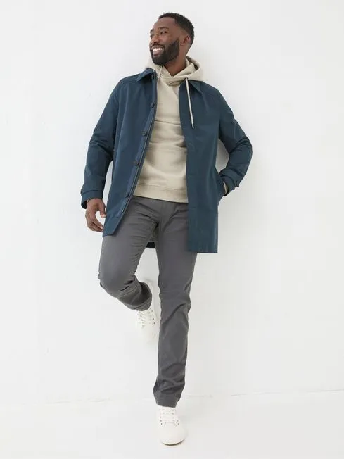 Men Fatface Coats and Jackets Boston Navy Jacket