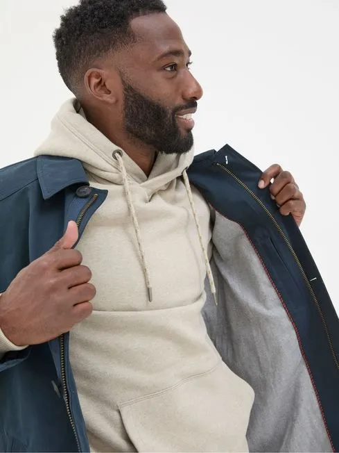 Men Fatface Coats and Jackets Boston Navy Jacket
