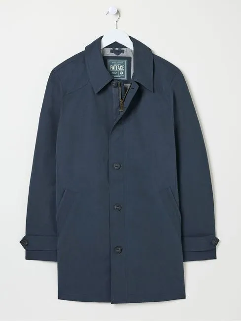 Men Fatface Coats and Jackets Boston Navy Jacket