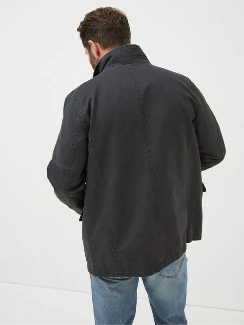 Men Fatface Coats and Jackets Grey 4 Pocket Jacket Men Fatface Coats and Jackets Grey 4 Pocket Jacket