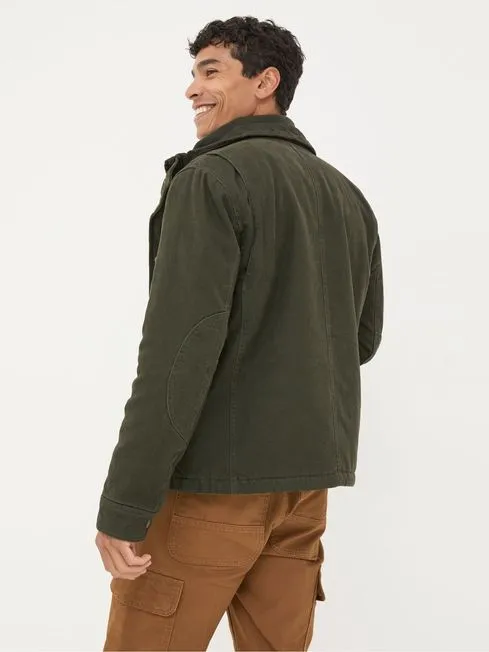 Men Fatface Coats and Jackets Wardley Green Canvas Jacket