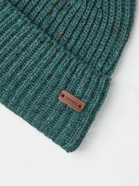 Men Fatface Hats Teal Green Fisherman Beanie Men Fatface Hats Teal Green Fisherman Beanie