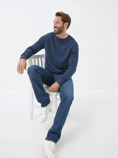 Men Fatface Jeans Blue Wash Straight Fit Jeans
