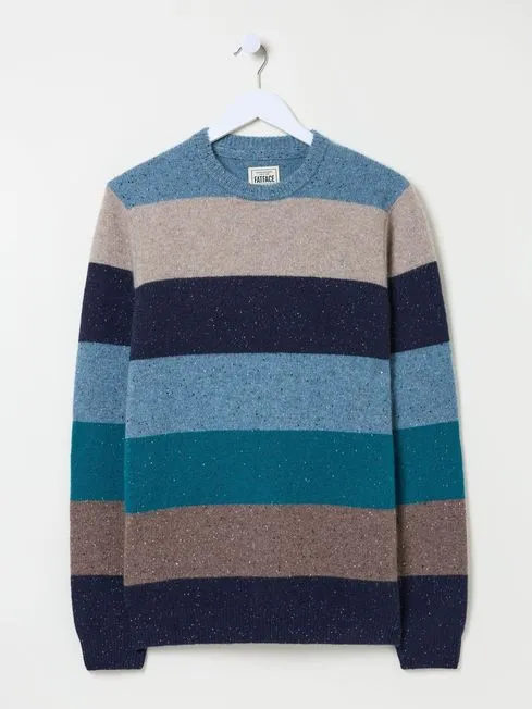Men Fatface Knitwear Navy Lambswool Knitted Crew Jumper Men Fatface Knitwear Navy Lambswool Knitted Crew Jumper