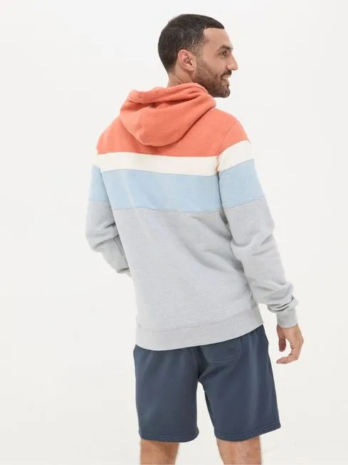 Men Fatface Sweatshirts and Hoodies Brooke Orange Cut And Sew Overhead Hoodie Men Fatface Sweatshirts and Hoodies Brooke Orange Cut And Sew Overhead Hoodie