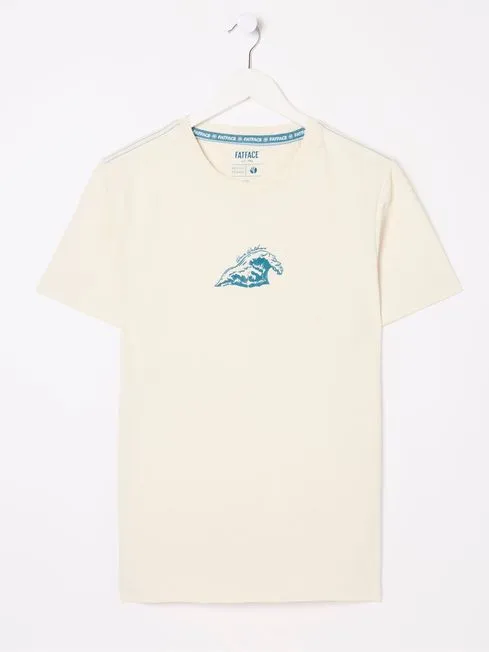 Men Fatface TShirts Wave Natural TShirt