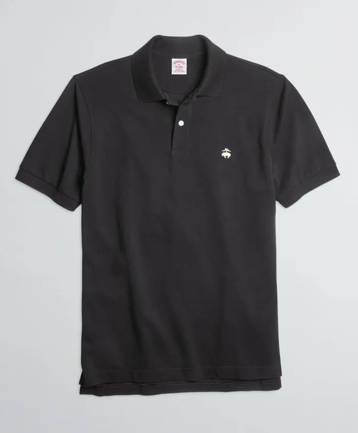 Men Golden Fleece Original Fit Stretch Supima Polo Shirt Black Brooks Brothers Polo and Rugby Shirts Men Golden Fleece Original Fit Stretch Supima Polo Shirt Black Brooks Brothers Polo and Rugby Shirts