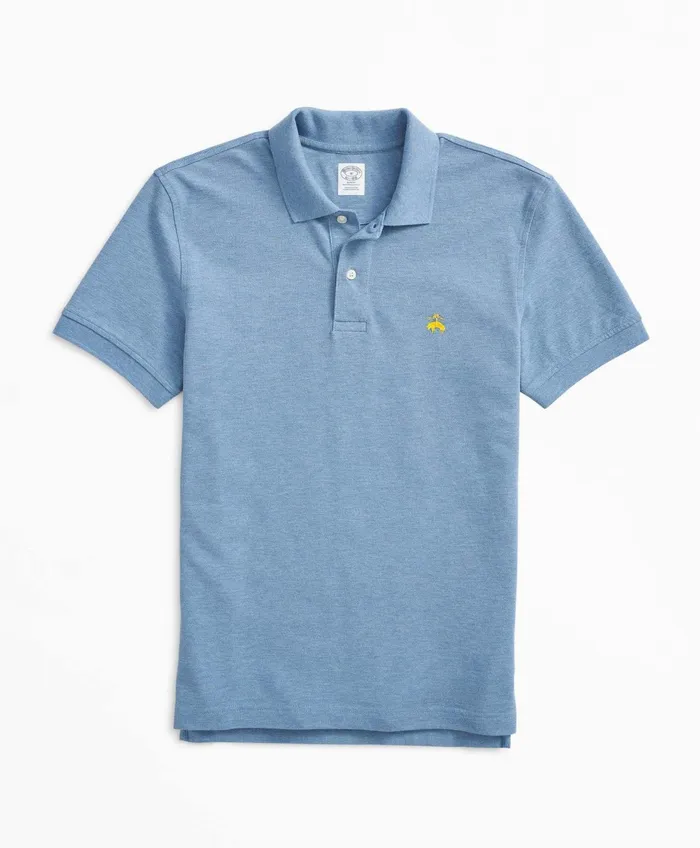 Men Golden Fleece Slim Fit Stretch Supima Polo Shirt Blue Brooks Brothers Polo and Rugby Shirts Men Golden Fleece Slim Fit Stretch Supima Polo Shirt Blue Brooks Brothers Polo and Rugby Shirts