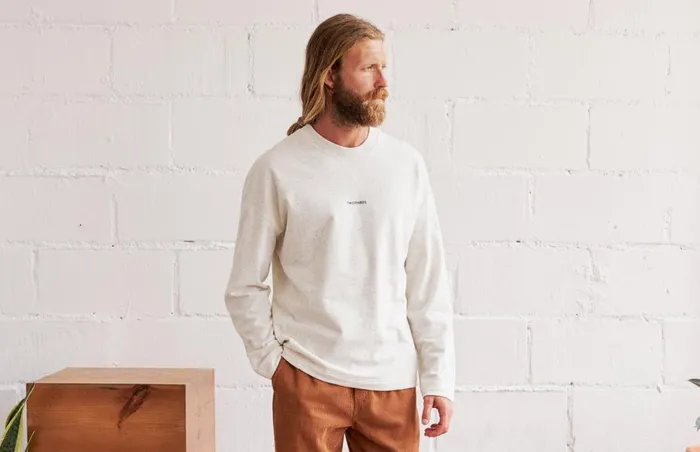 Men Gravina 8211 Ecru Multicolour Neps TWOTHIRDS Sweatshirts