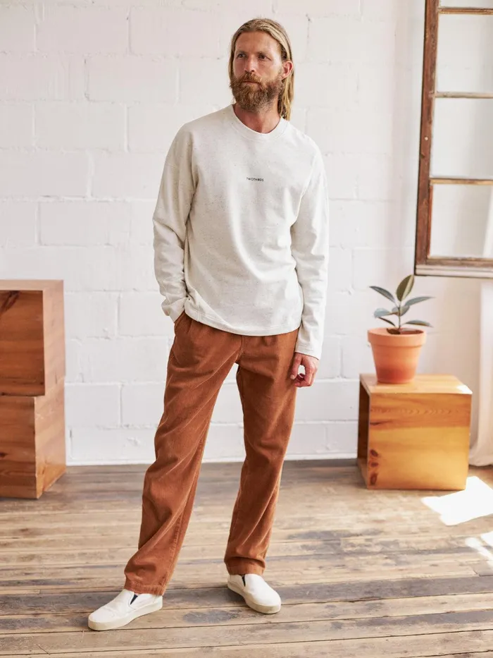 Men Gravina 8211 Ecru Multicolour Neps TWOTHIRDS Sweatshirts