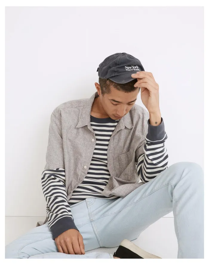 Men Hemp Cotton Easy Short Sleeve Shirt Mauve Shadow Madewell Shirts Men Hemp Cotton Easy Short Sleeve Shirt Mauve Shadow Madewell Shirts