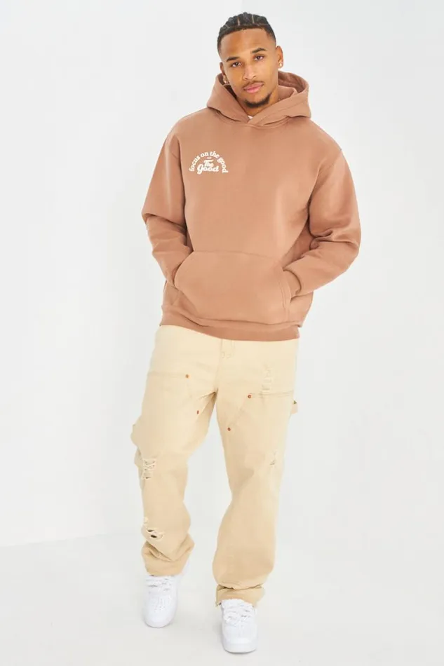 Men Jeans Beige Empicement Et Dchir Brentiny Paris Pants