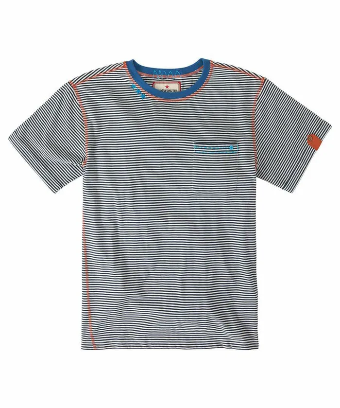 Men Joe Browns Carefree Stripe Tee Navy Men Joe Browns Carefree Stripe Tee Navy