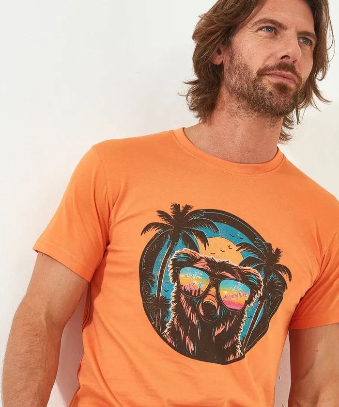 Men Joe Browns New Adventures Tee Orange Men Joe Browns New Adventures Tee Orange