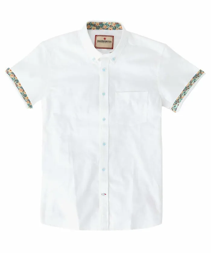 Men Joe Browns Outstanding Oxford Shirt White Men Joe Browns Outstanding Oxford Shirt White