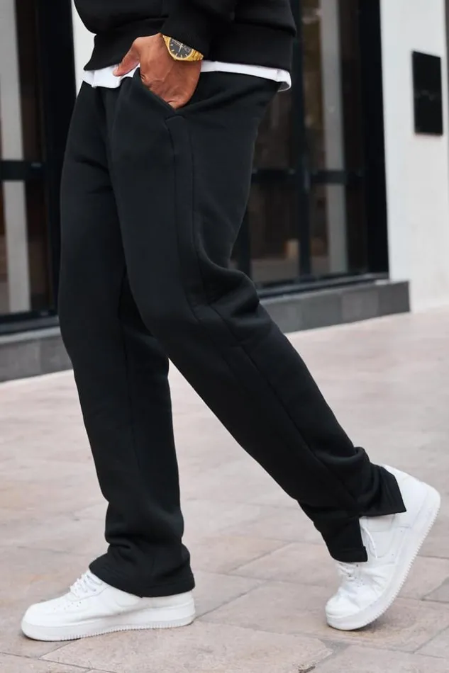 Men Jogging Noir Black Brentiny Paris Jogging Bottoms