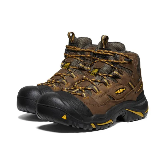 Men KEEN Boots Braddock Mid Waterproof Work Boots 8211 Steel Toe Boots Men KEEN Boots Braddock Mid Waterproof Work Boots 8211 Steel Toe Boots
